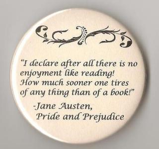 Pride and prejudice 'reading' badge