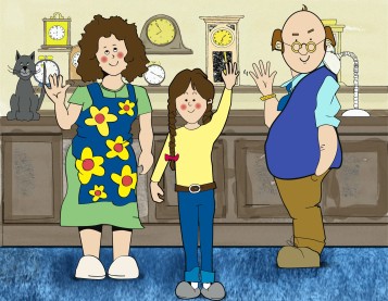 Mr George the Clock Man and family