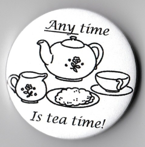 Tea time badge